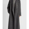 Nina Taylor Elsbeth S03 Grey Wool Coat For Sale