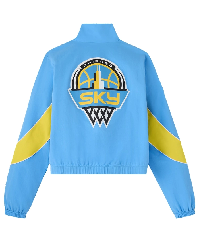 OVO x WNBA Chicago Sky Blue Track Jacket For Sale