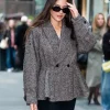 Olivia Munn New York City 2026 Peplum Blazer For Sale