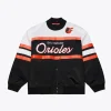 Orioles Baltimore Black White Script Jacket