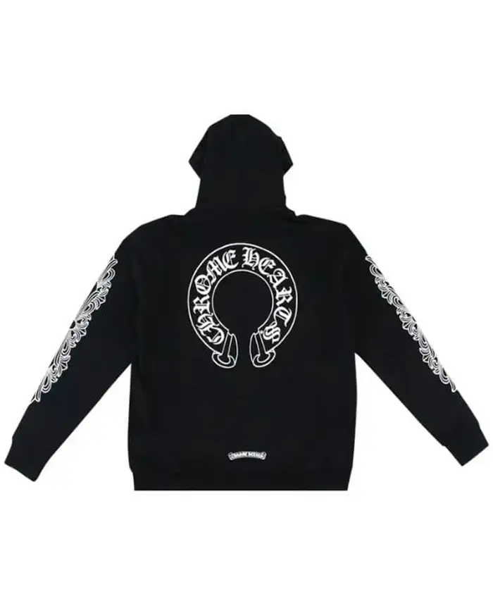 Outcome David Spade Black Hooded Jacket Back