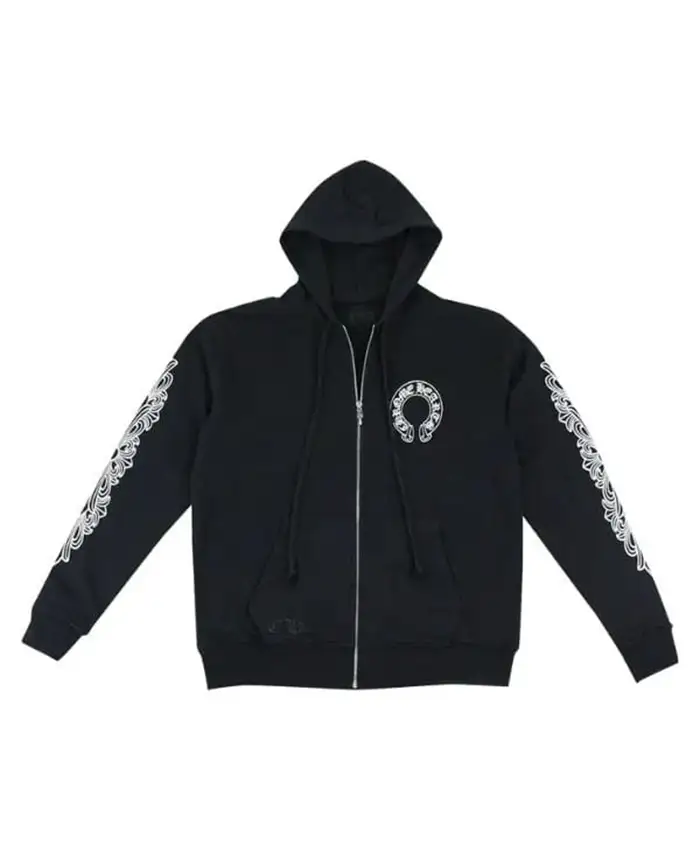 Outcome David Spade Black Hooded Jacket Front