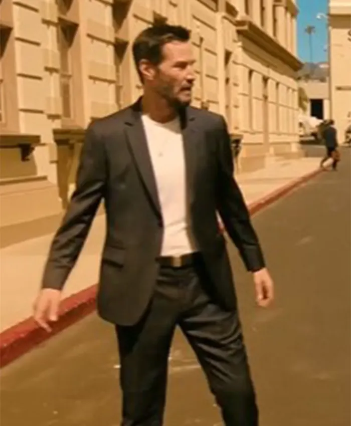 Outcome Keanu Reeves Black Blazer For Sale