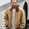 Outcome Keanu Reeves Brown Jacket For Sale