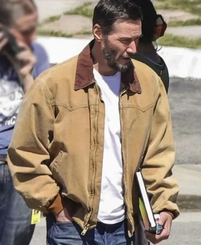 Outcome Keanu Reeves Brown Jacket