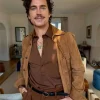 Outcome Xander Alexander Suede Leather Jacket For Sale