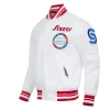 Philadelphia 76ERS City Edition 24-25 White Satin Jacket Side