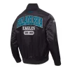 Philadelphia Eagles City Arch Black Satin Jacket For Sale