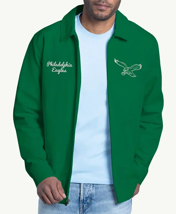 Philadelphia Eagles Franchise Green Full Zip Jacket