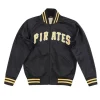 Pittsburgh Pirates Full Zip Black Bomber Jacket