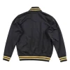 Pittsburgh Pirates Full-Zip Black Bomber Jacket Back