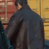 Police Per Jete Nik Xhelilaj Leather Jacket Back