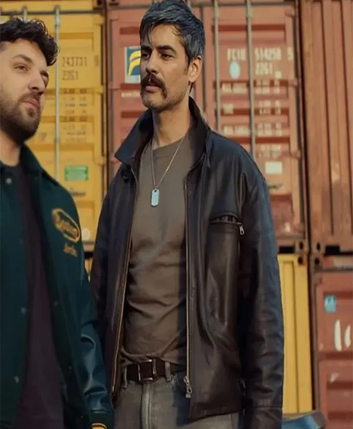 Police Per Jete Nik Xhelilaj Leather Jacket