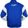 Back view of Los Angeles Dodgers Gust hooded jacket