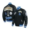 Pro Standard LA Dodgers 2025 World Series Champions Black Varsity Jacket