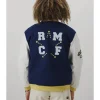 Real Madrid blue varsity jacket