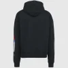 Rhude Yacht Club Black Pullover Hoodie For Men and Women