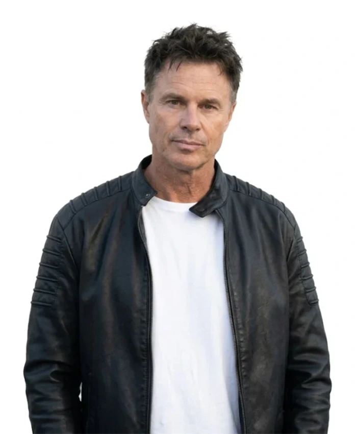 Richie Denton Dirty Hands Black Leather Jacket For Sale