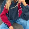 Rusty Two Tides Sherpa Fleece Jacket Front