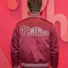 Ryan Phillippe 2026 Phillies Pink Bomber Jacket For Sale