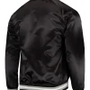 San Antonio Spurs Black Bomber Jacket Back