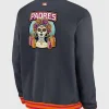 San Diego Padres 2026 City Connect Bomber Jacket Back