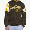San Diego Padres Heritage Brown and Gold Track Jacket