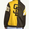 San Diego Padres Heritage Brown and Gold Track Jacket For Sale
