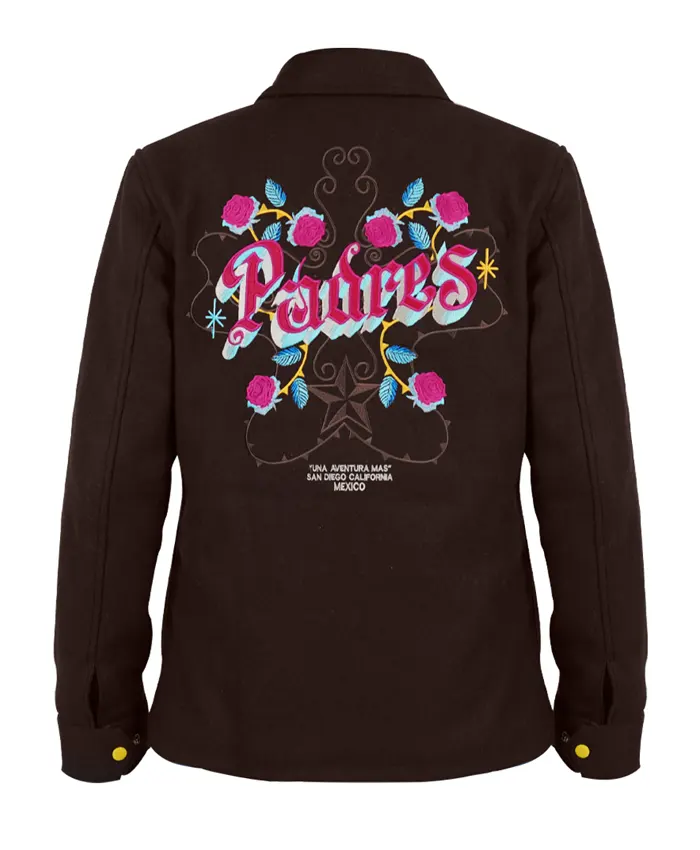 San Diego Padres New Era x Rotulos Bautista Brown Full-Snap Coaches Jacket