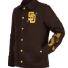 San Diego Padres New Era x Rotulos Bautista Brown Coaches Jacket