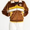 San Diego Padres The Wild Collective Brown Velvet Jacket