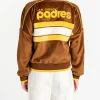 San Diego Padres The Wild Collective Brown Velvet Jacket For Sale