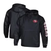 San Francisco 49ers Champion Black Windbreaker Jacket