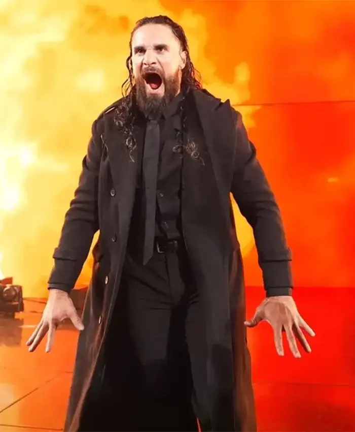 Seth Rollins Monday Night RAW 2026 Wool Coat