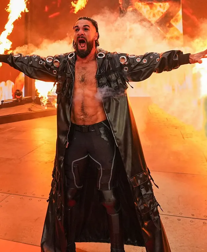 Seth Rollins WrestleMania 42 Leather Coat