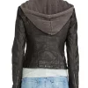 Shameless S06 Emmy Rossum Leather Jacket Back