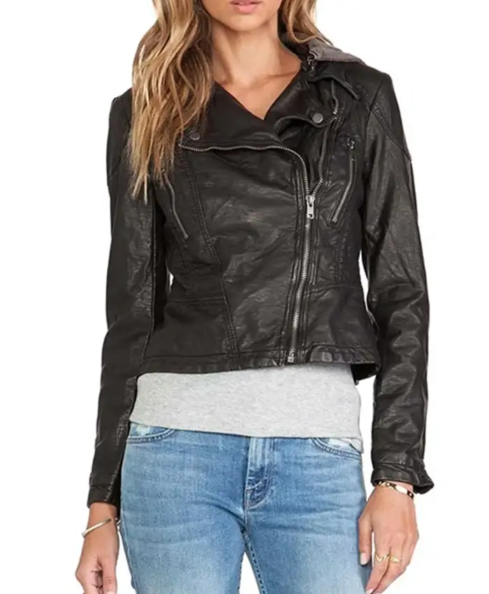 Shameless S06 Emmy Rossum Leather Jacket For Sale
