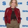 Sharon Stone SiriusXM Studios NYC 2026 Leather Jacket