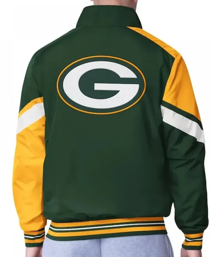 Shop Green Bay Packers Strong Arm Green Full Zip Jacket