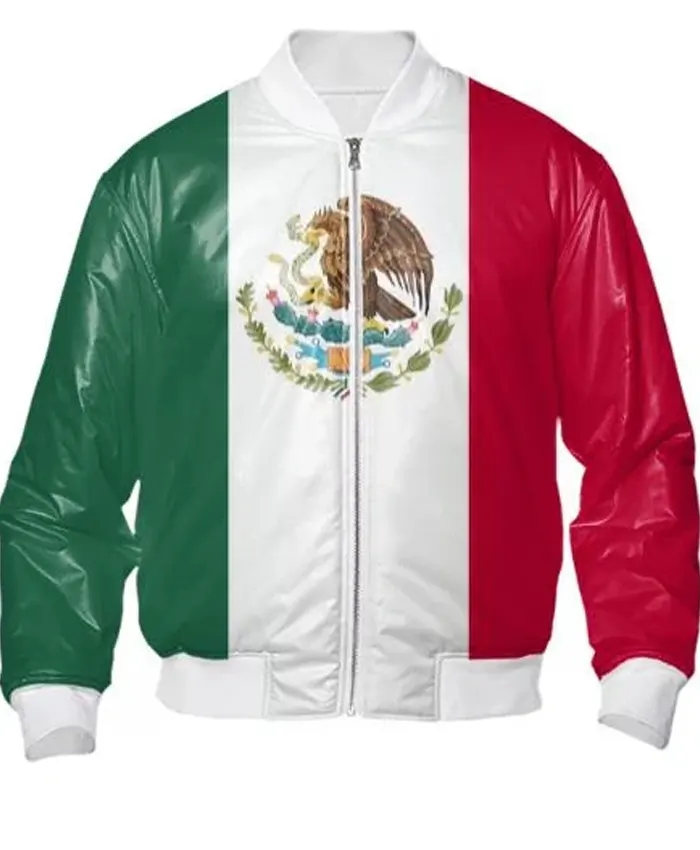 Shop Mexico Bomber Varsity Jacket Style 8