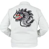 Michael Peters Beat It White Wool Jacket For Sale