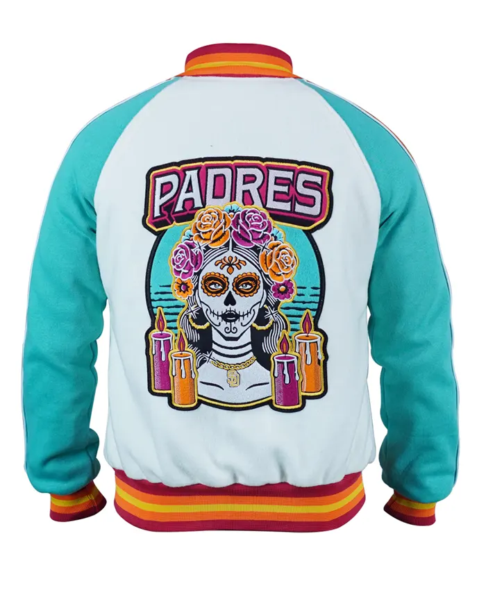 Shop San Diego Padres 2026 La Catrina City Connect Bomber Jacket