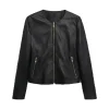 Sky High Asia Ortega Leather Jacket For Sale