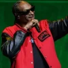 Snoop Dogg CinemaCon 2026 Varsity Jacket Closeup