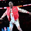 Soulja Boy NBA Playoffs Red Varsity Jacket For Sale