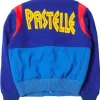 Stefon Diggs Pastelle Blue Varsity Bomber Jacket Back