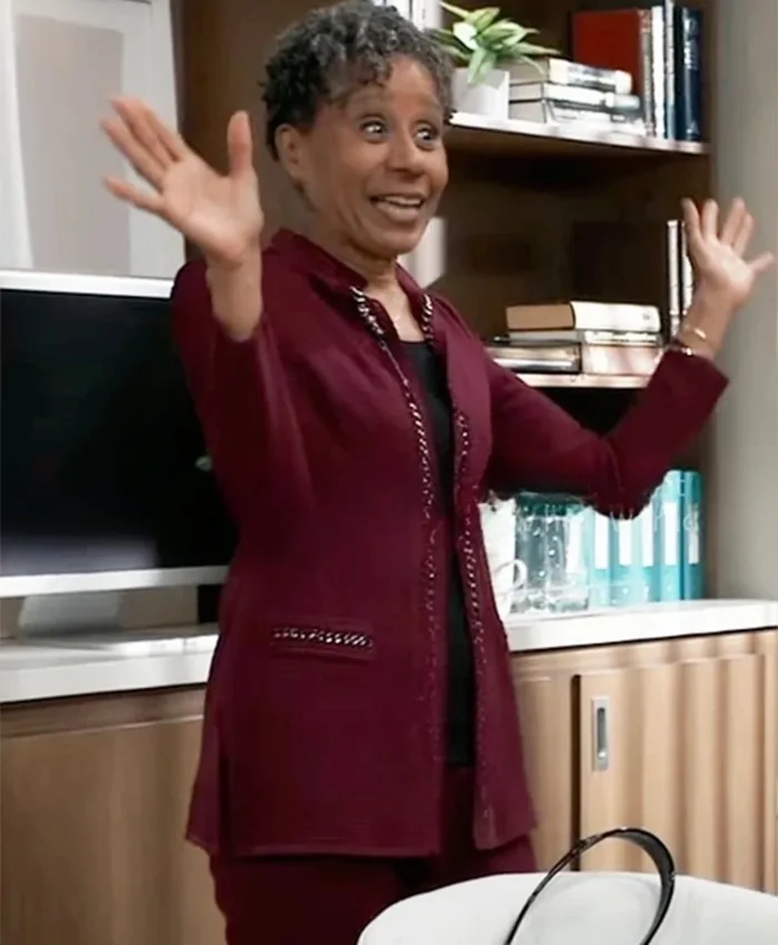 Stella Henry General Hospital Purple Chain Trim Jacket