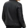Stella Maxwell Victoria’s Secret Leather Jacket Back