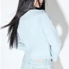 Stradivarius Denim Jacket For women Back