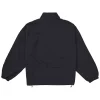 Supreme Contrast Zip Track Jacket Black Back